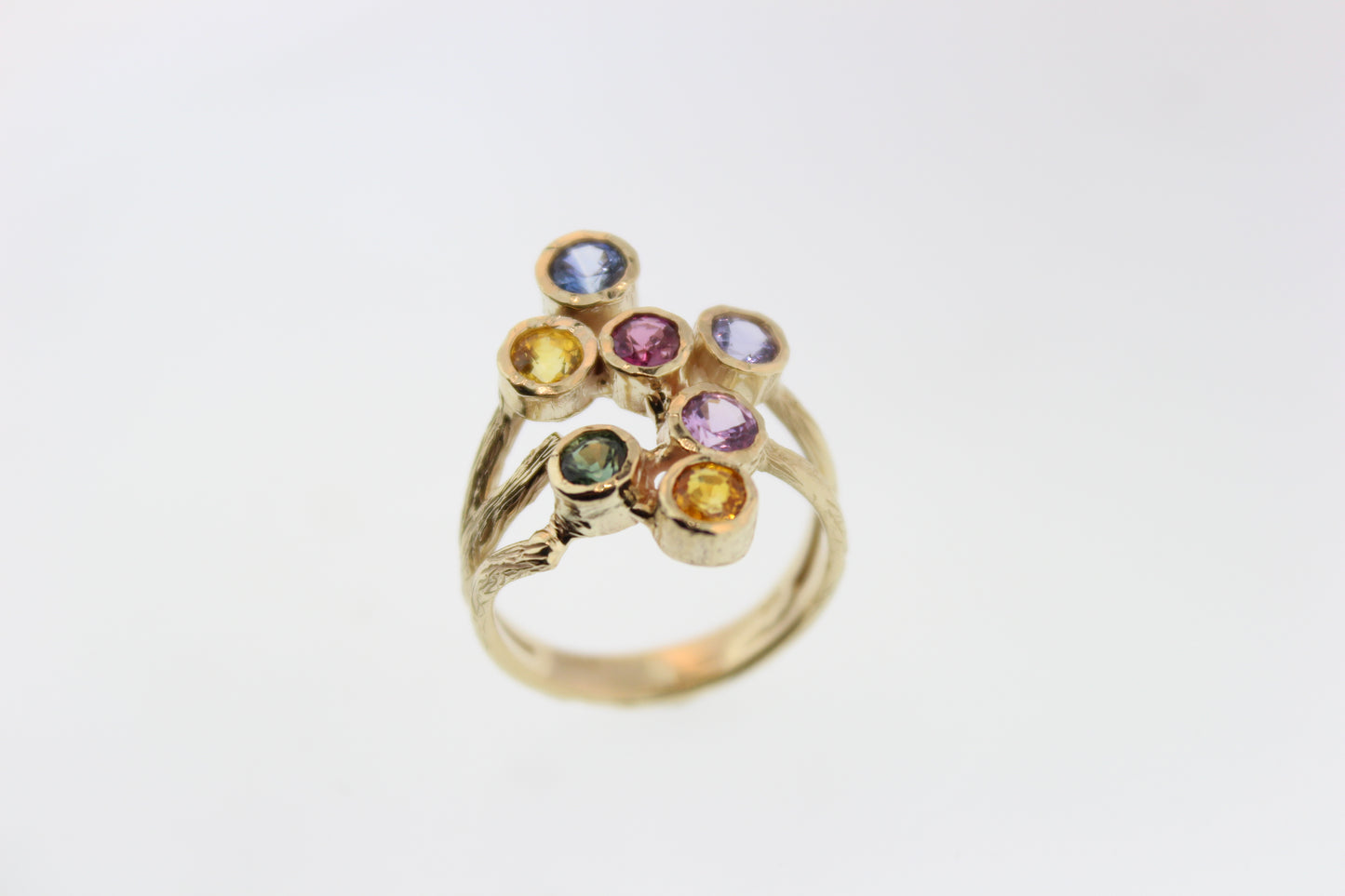 Multi-color Sapphire Ring